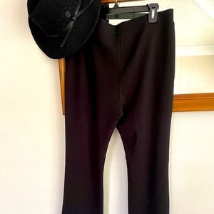 NWT Sexy Ribbed Flare Slit Pants